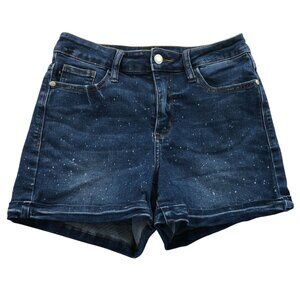 Judy Blue Women's Jean Short Small Blue Denim Casual Classic Stretch